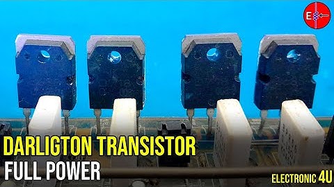 How does a Darlington transistor work?
