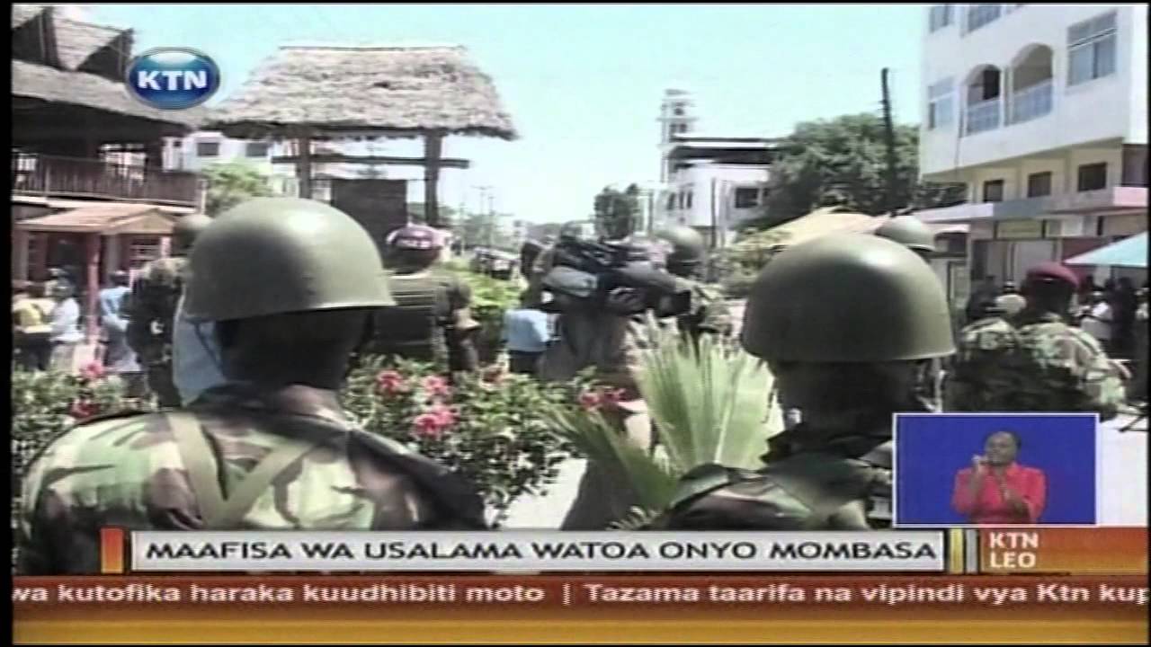Download Polisi walazimika kuwatawanya vijana wanaoandamana Majengo, Mombasa