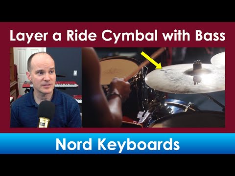 Nord Keyboard Bass with Ride Cymbal Accompaniment