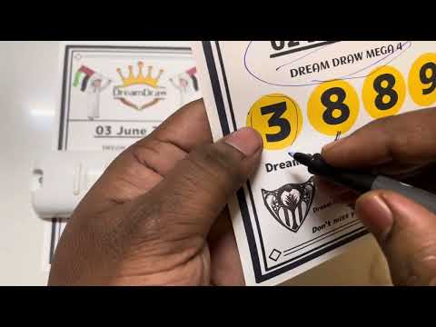 Dream draw mega 4 winning number 03 June 2024