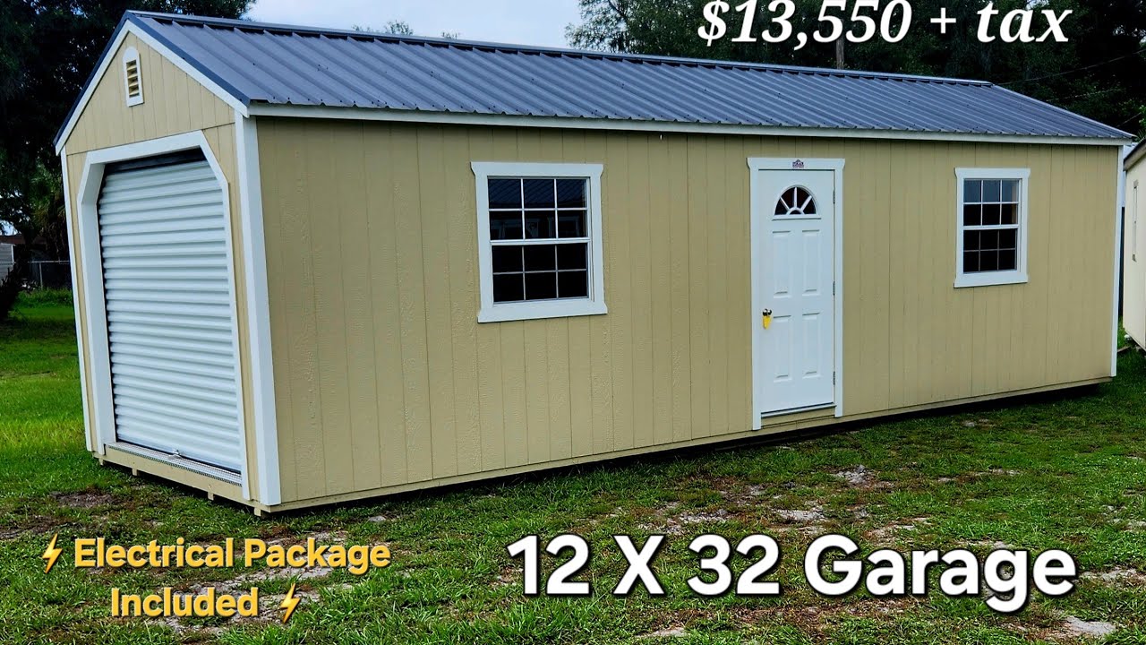 12-x-32-garage-with-electrical-youtube