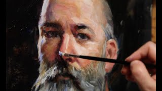 Painting the Portrait in Oil by Michelle Dunaway