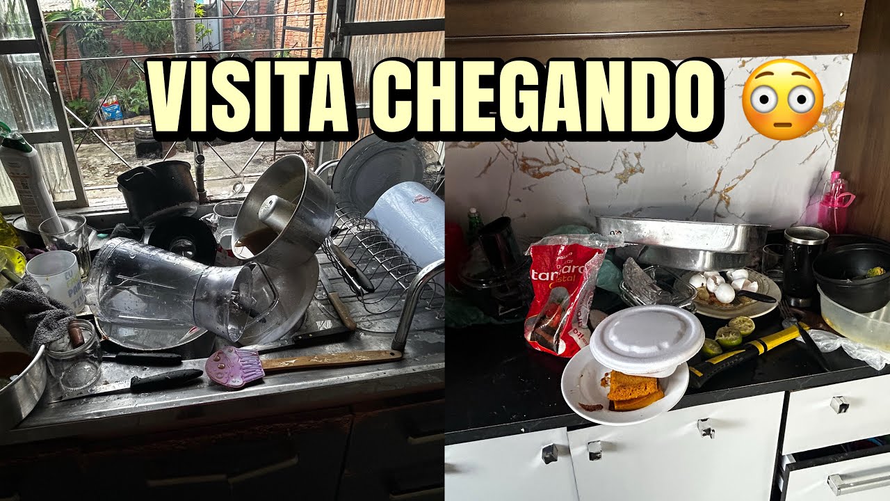 Eu ia receber visitas e minha casa estava ASSIM 😰