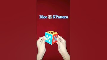 Dice 5 Pattern on 5x5 Rubik