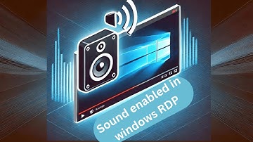 Sound enabled in windows RDP server 2024 | Remote Desktop Audio Enable |