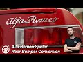 Alfa Romeo Spider Rear Bumper Conversion
