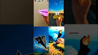 ✈️4 Paper Planes In 1 Video 😱🔥 | Which One Flies Best? #shorts #shortsfeed #viral📈🚀 #please #youtube