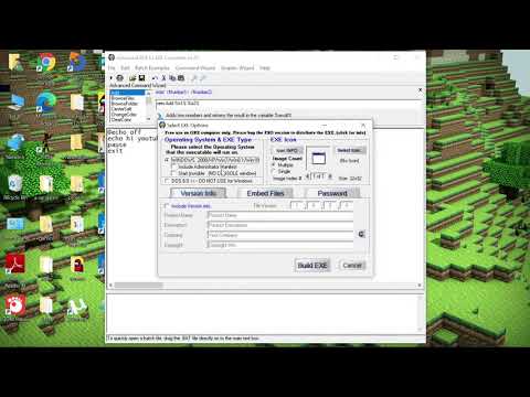 Convert any Bat File To Exe
