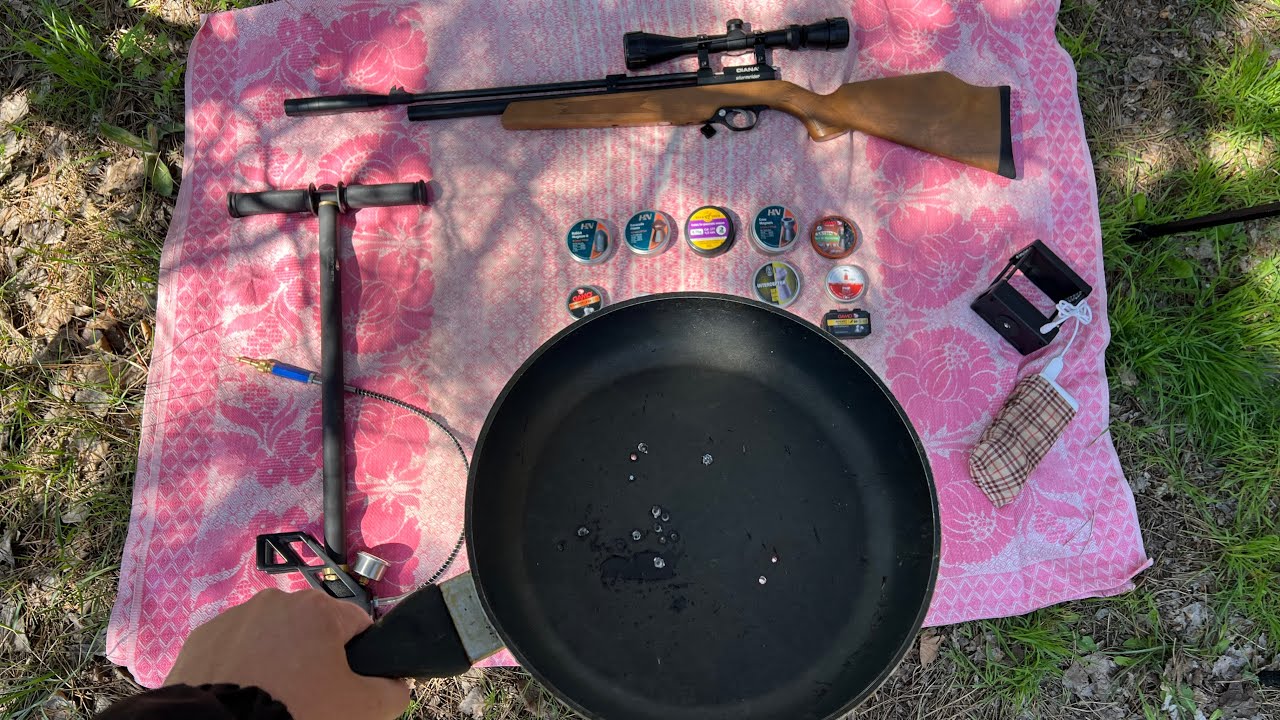 PR900W Тест на Пробитие Сковородки 5 мм. Diana Stormrider. Snow Peak. Artemis. Strike One B022. PCP