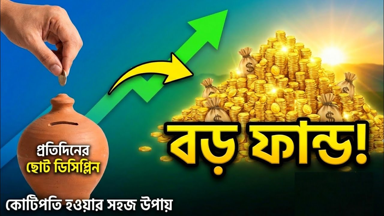 প্রতিদিনের ছোট ডিসিপ্লিন, বড় ফান্ড | অল্প সঞ্চয়ে কোটিপতি হওয়ার উপায়