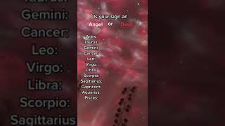 Is your sign an Angel or devil - Zodiac signs Shorts