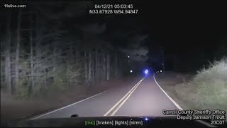 Carroll Co. Sheriff releases dashcam video as chase suspect fires AK47 at deputy