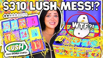 DISASTROUS $310 LUSH ADVENT CALENDAR?! | Lush Advent Unboxing