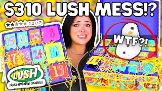 DISASTROUS $310 LUSH ADVENT CALENDAR?! | Lush Advent Unboxing