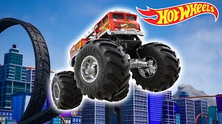 Hot Wheels Monster Trucks Heat Up on the Hottest Courses! 🔥🚒 - Monster Truck Videos for Kids