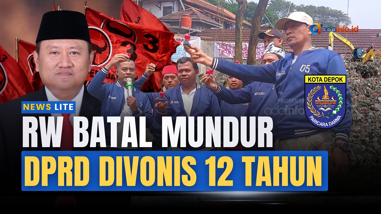 Pengurus RW Batal Mundur, Anggota DPRD Divonis 12 Tahun, 321 WNA Judi Online Diamankan