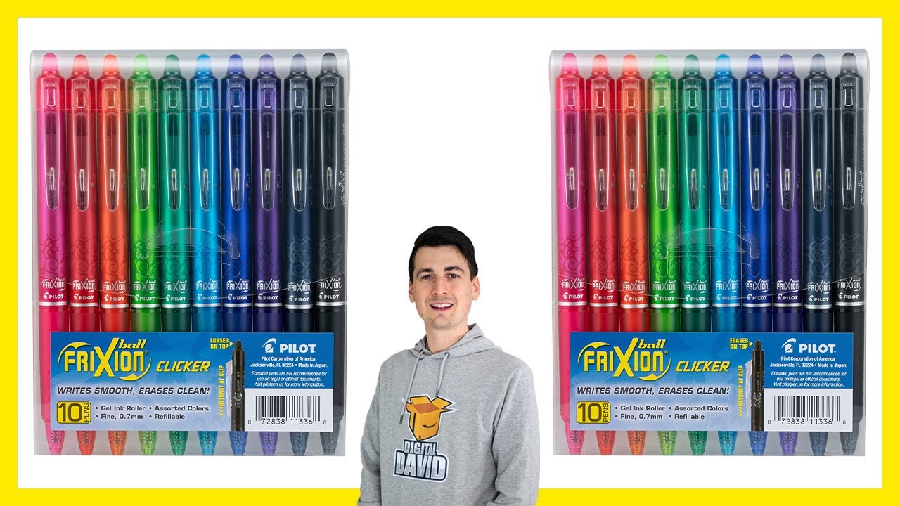PILOT FriXion Clicker Erasable, Refillable & Retractable Gel Ink Pens 