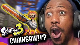 SPLATOON 3 NEW CHAINSAW SPLATANA WEAPON GAMEPLAY REVEALED (Splatana Analysis)