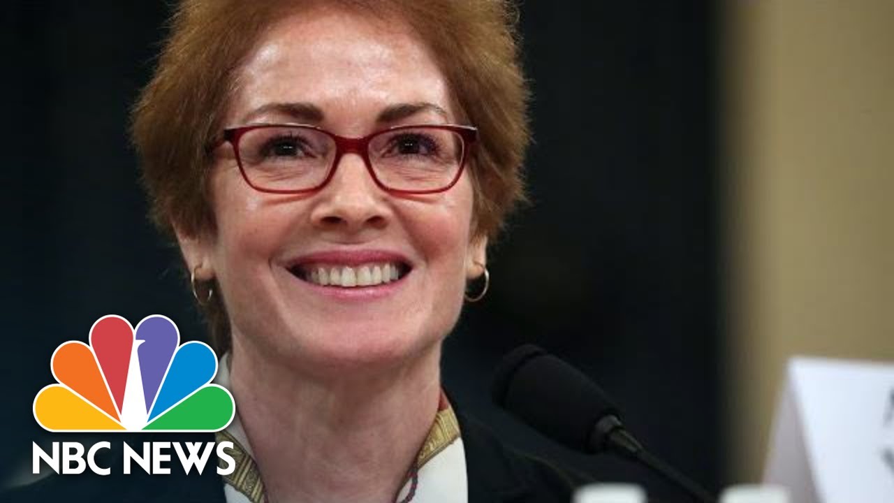 Former Ukraine Ambassador Applauded After Impeachment Inquiry Testimony | NBC News