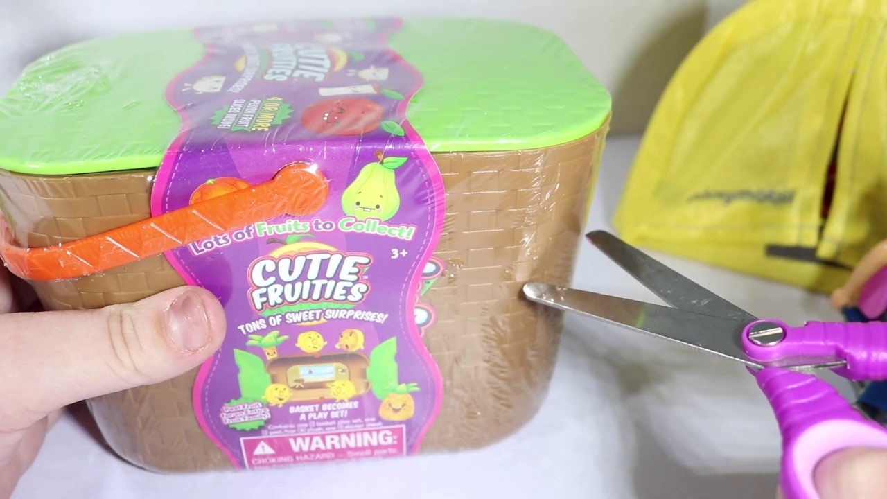 Cutie Fruities Basket Unboxing Skit - What Fruit Toy is Inside