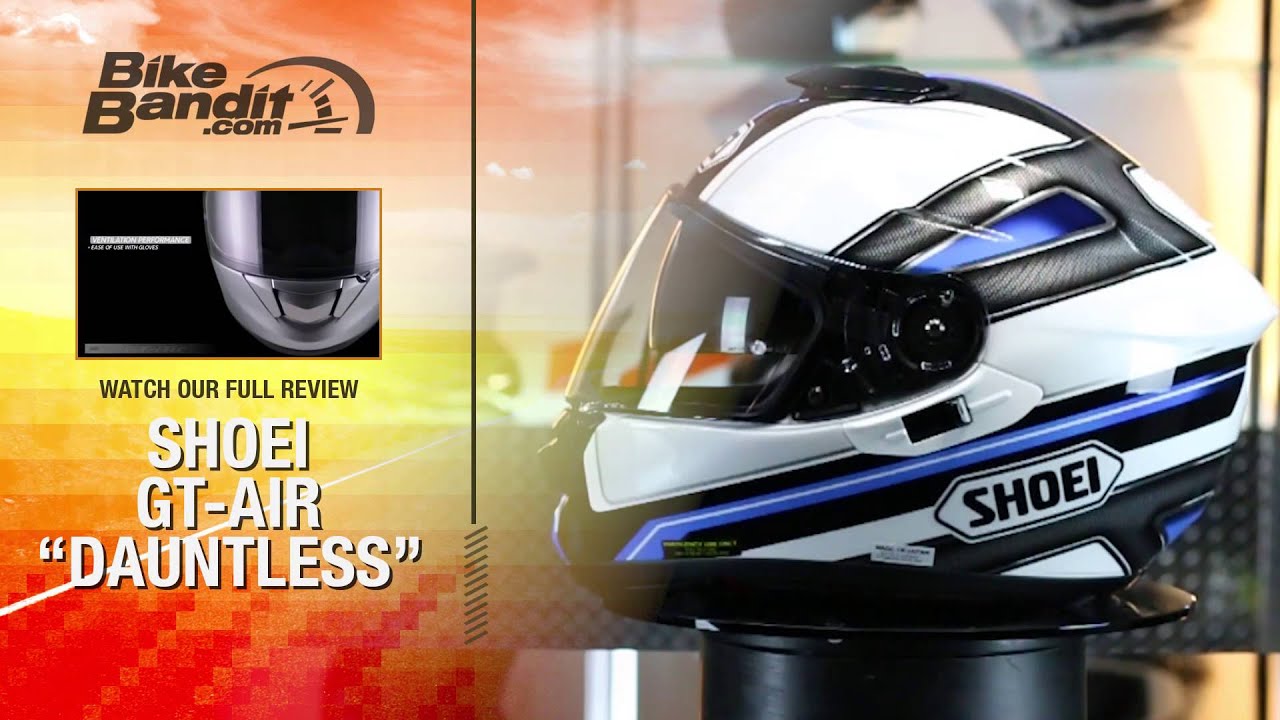 Shoei Gt Air Dauntless Motorcycle Helmet Bikebandit Com Youtube