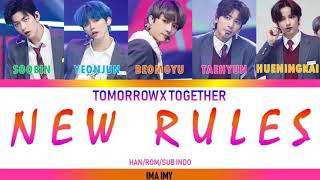 [SUB INDO] TXT - NEW RULES [HAN/ROM/SUB INDO] colour coded lyrics by IMA IMY