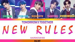 [SUB INDO] TXT - NEW RULES [HAN/ROM/SUB INDO] colour coded lyrics by IMA IMY