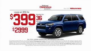 2017 toyota 4runner national clearance event | casey