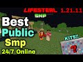 🌪️ New Best Free Public Smp Server For Minecraft 🧑‍🎄 | Java/Pe/Pojav | 24/7 Online | Free To Join 💧