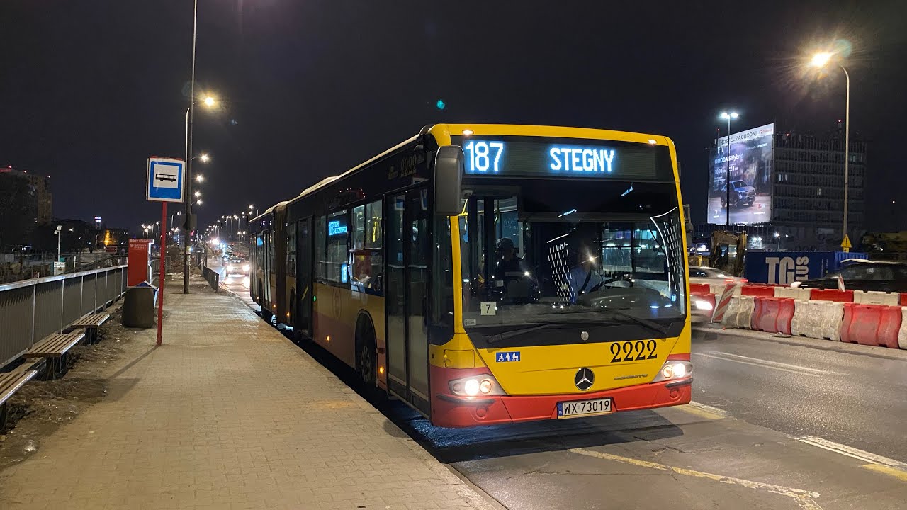 Mercedes Conecto LF G #2222 (MZA Warszawa) [🚍187] ♪ Most ♪