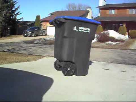Exploding Recycling Bin
