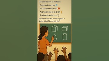 CBSE Class5 Math Boxes and Sketches | Chapter 9 | Learn 3D Shapes | #MathStory #Cube #Cone #Cylinder