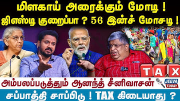 Anand Srinivasan Interview | மிளகாய் அரைக்கும் மோடி ! ஜிஎஸ்டி குறைப்பா ? 56 இன்ச் மோசடி !