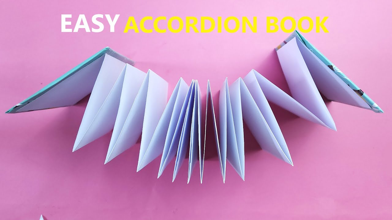 How to Make an Easy Accordion Book 📘 | Simple Paper Craft