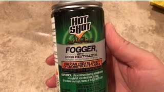 Hot Shot No Mess fogger easy way fast way to kill bugs