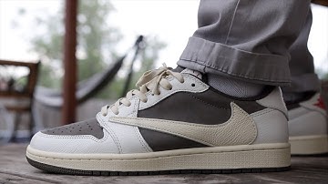 Jordan 1 Low Travis Scott Reverse Mocha Review On foot Review