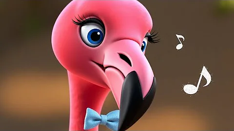 🦩 Flamingo Dance Party | Nursery Rhyme | Flamingo Song for Kids | Flap, Hop & Dance with Style! 🎉
