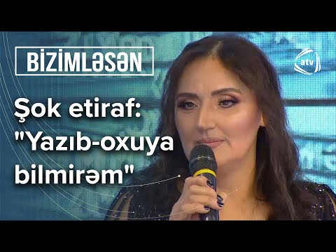 Hərf tanımasa da ifası ilə hər kəsi şoka salan qadın – Bizimləsən