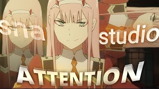 Attention – Zero Two & Hiro Typography AMV | Darling in the Franxx Edit