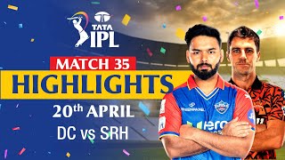 Delhi Capitals v Sunrisers Hyderabad | Full Match Highlights | MATCH 35 | IPL 2024 | tapmad