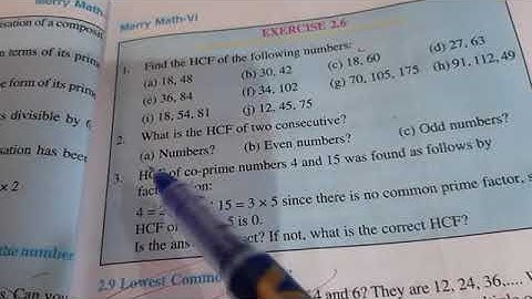 class 6th mathematics  topic playing with numbers exercise 2.6 question no 2