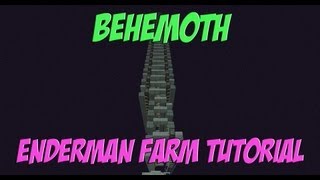 Behemoth Enderman Farm Build Minecraft Map