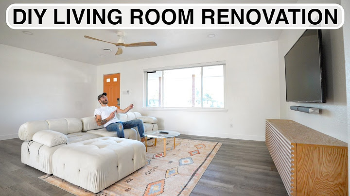 DIY Open Concept Living Room Renovation | Modern Builds