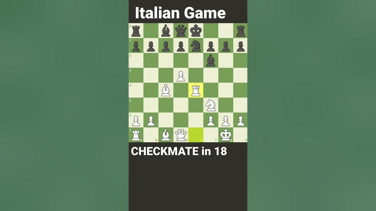 short Italian mate - Chess Forums 