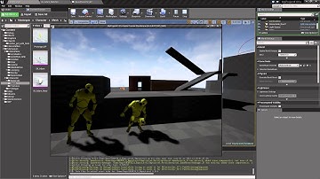 UE4.10.1 Unreal Engine - true first and third person blueprint demo - WIP2