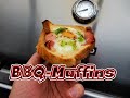 BBQ  Spiegelei Muffins vom Gasgrill - von Grill Dschigit.  Барбекю маффины на газовом гриле.