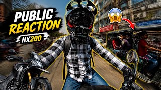Public Went Crazy Seeing My Honda NX200 😱🔥 | Best Public Reactions