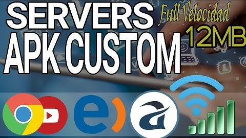 SERVER PARA TODAS LAS COMPAÑÍAS DE APK CUSTOM SUPER RAPIDO!!!