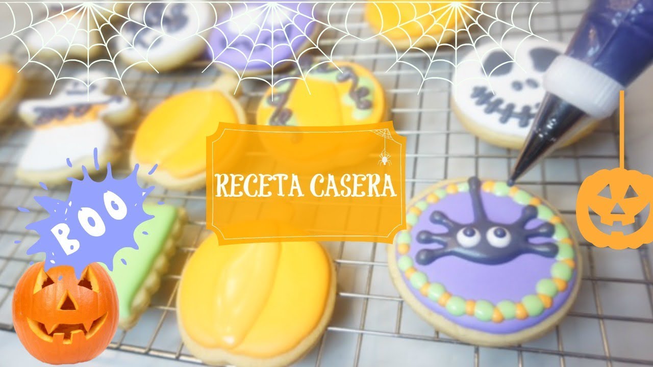 receta galletas de halloween faciles