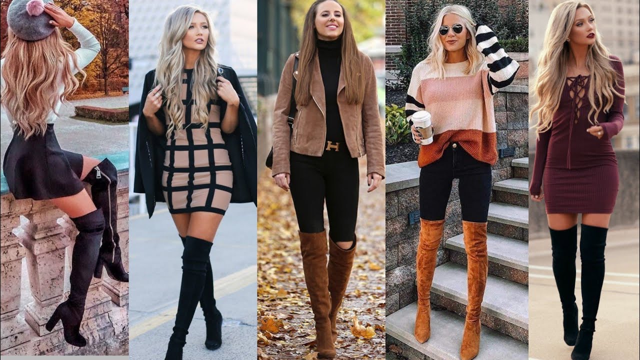 most gorgeous and Street style fashion of fuax leather sude thigh high ...